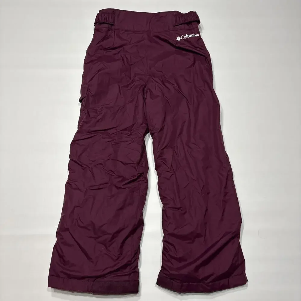 Columbia OUTGROWN Youth Snow Pants | Plum XS (6/6X) - Picture 2 of 13